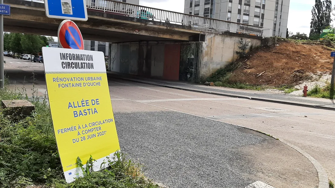 En photos : le début des travaux à la Fontaine d'Ouche